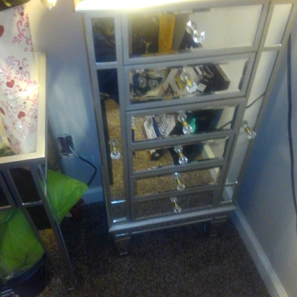 Mirrored furniture